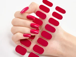 UV-Free Nail Wraps - Pink, Red, Blue Nail Paint
